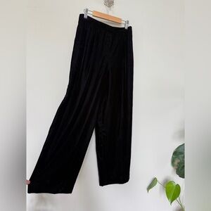 Talbots Petite Black Velvet Pants | Classic Dress Pants | Size 6P